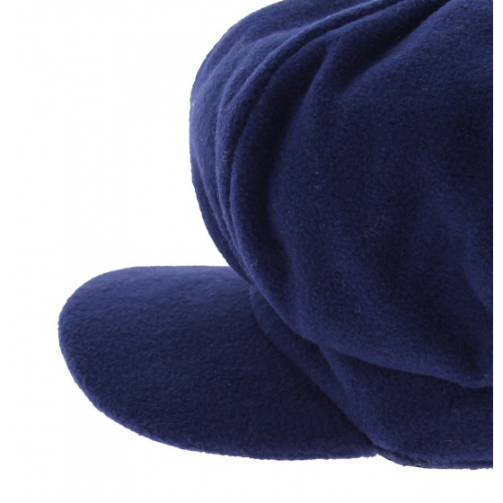 Navy Blue Fleece Newsboy Cap Navy Blue Fleece Newsboy Cap