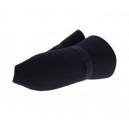Fédora Le Chazelles Felt Hat Navy Hair - Fléchet