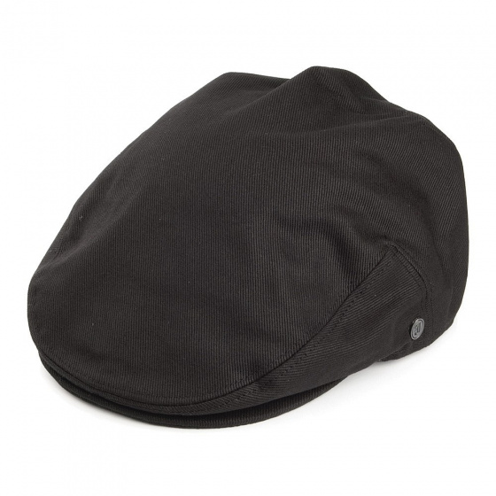 Casquette Plate coton Noire jaxon Casquette Plate coton Noire jaxon