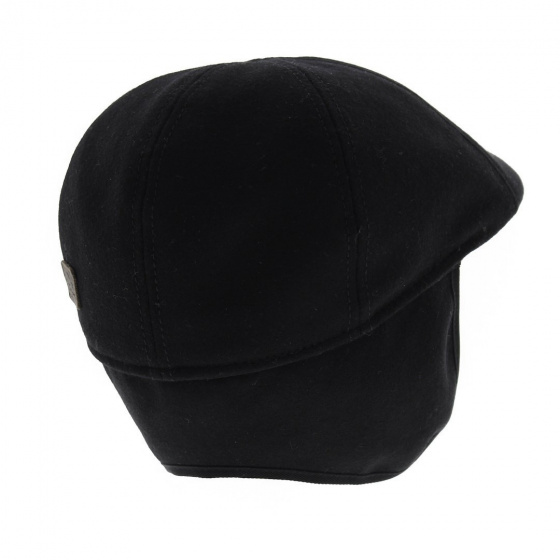Gatsby Black ear flap cap - Göttmann