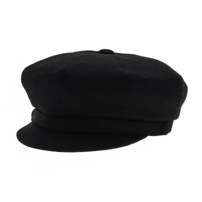 Stephanoise Cap - Black - Traclet Boutique Reference: 5855 | Traclet Hat Shop