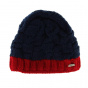 Nuby Beanie - Cherry-red Cable Knit