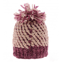 Maissa knit beanie - Rosewood