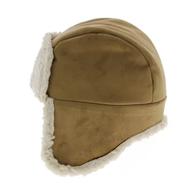 chapka enfant crew coloris beige Reference : 2201 | Chapellerie Traclet