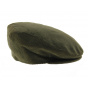 Khaki Flat Velvet Cap