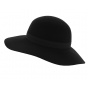 Traclet Wool Wide Brim Hat - Black Lorelei