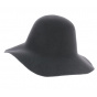 Capeline Garbo Feutre Laine Gris - No Hats