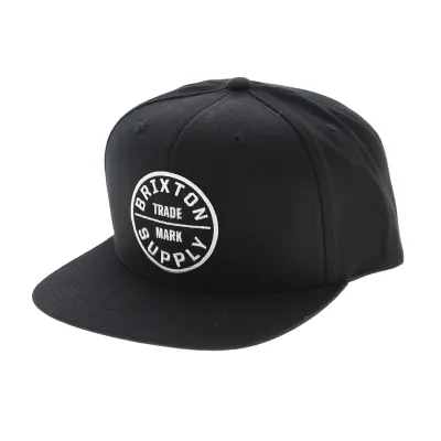 Classic Brixton cap - Oath III black by Brixton Reference: 2018 | Traclet Hat Shop