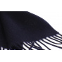 Blue Wool Scarf Made In France - Traclet