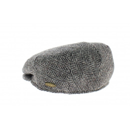 Grey Harris Tweed Cap - Flechet
