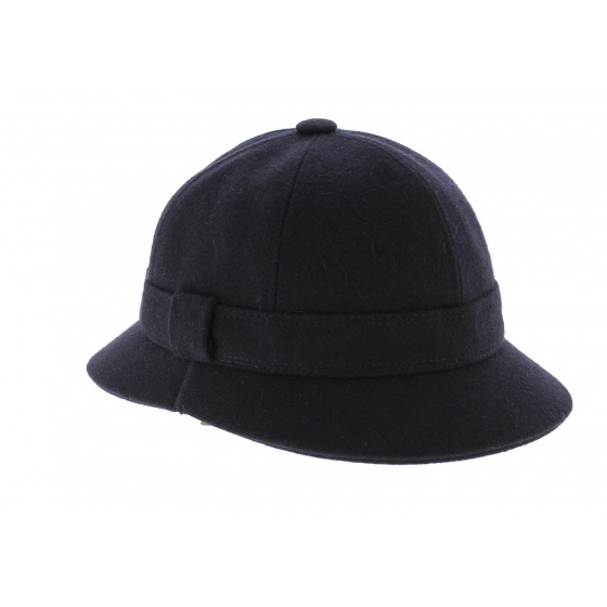 Navy Blue English Bucket Hat - Traclet