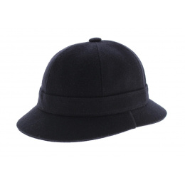 Navy Blue English Bucket Hat - Traclet