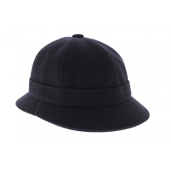 Navy Blue English Bucket Hat - Traclet