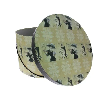 Boite à chapeau vintage Paris New-York - Traclet Reference : 6059 | Chapellerie Traclet