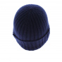 French navy cashmere hat - TRACLET 