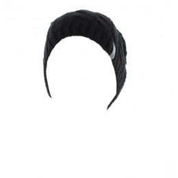 Black Medlev Long Beanie - Atlantis