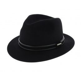 Black Parkland Furfelt Hat - Stetson