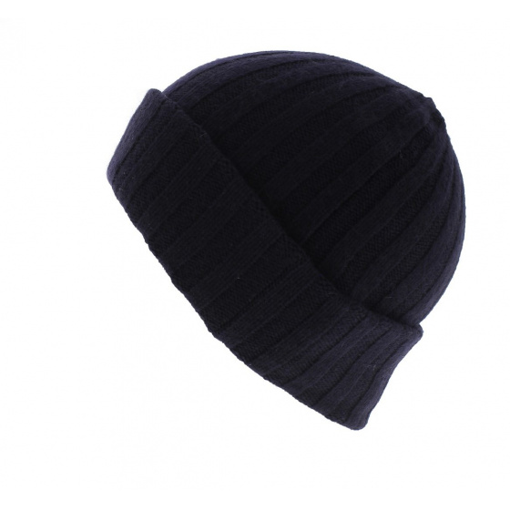 Cashmere Surth Beanie Navy - Stetson Cashmere Surth Beanie Navy - Stetson