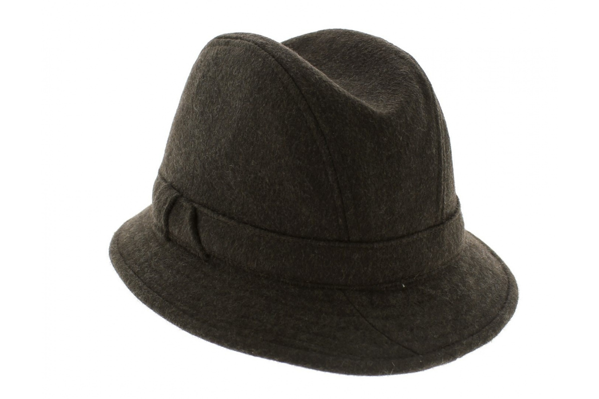 Chapeau bob anglais Loden Marron