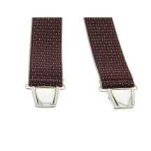 Traclet brown diamond suspenders Reference: 1419 | Chapellerie Traclet