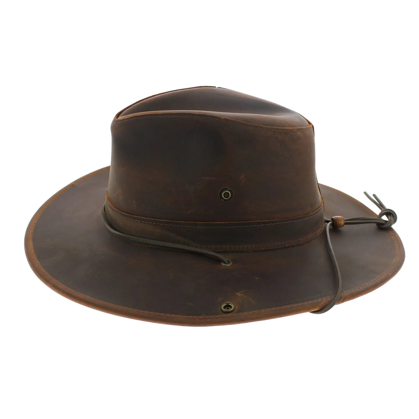 Chapeau de cuir Aussie antiuv upf50+- Henschel