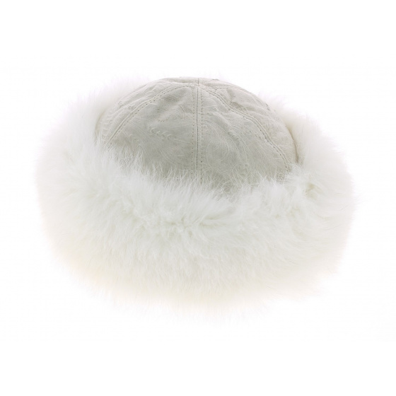 White Fur Toque - Anna Rizzo - Traclet