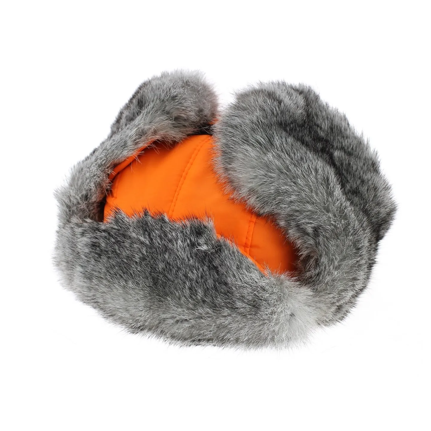 Orange Supplex Hunting Ushanka Mad Bomber Traclet Reference: 1183 | Traclet Hat Shop