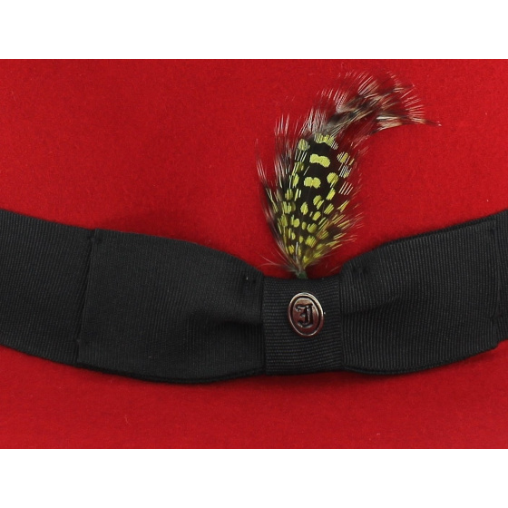 Red Pachuco Fedora Hat - Jaxon Red Pachuco Fedora Hat - Jaxon