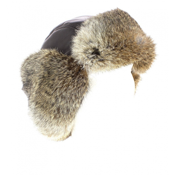 Chapka Ingo lapin Cuir - Gena