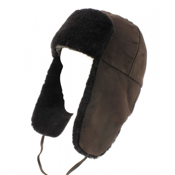 Moscow real fur ushanka - Gena chocolate brown Moscow real fur ushanka - Gena chocolate brown