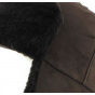 Moscow real fur ushanka - Gena chocolate brown