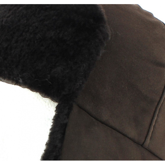 Moscow real fur ushanka - Gena chocolate brown Moscow real fur ushanka - Gena chocolate brown