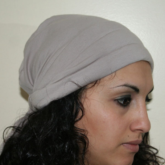 Jersey turban by Seeberger