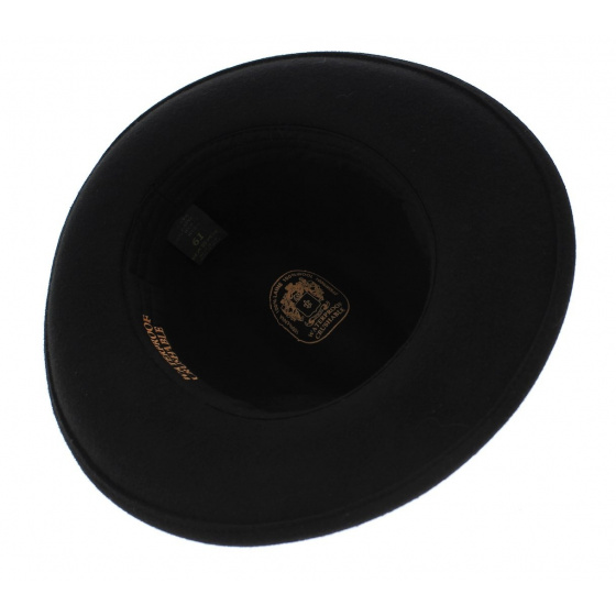 intérieure chapeau feutre laine noir impermeable intérieure chapeau feutre laine noir impermeable