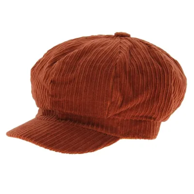 Casquette gavroche velours Rouille - Traclet Reference : 6201 | Chapellerie Traclet