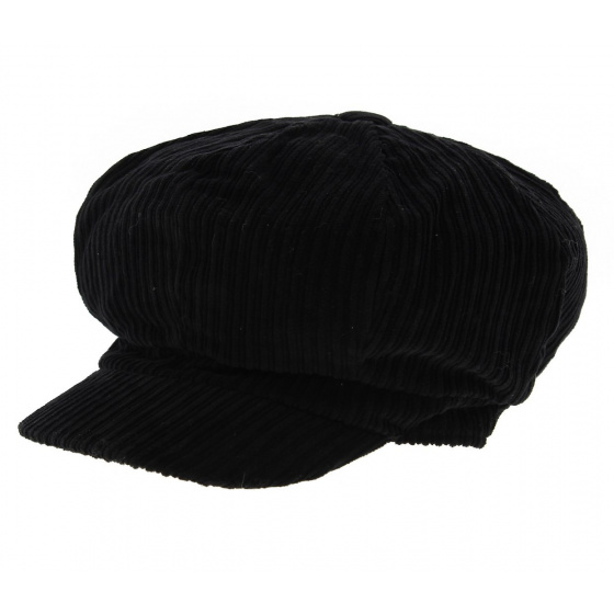 Black velvet gavroche cap - Traclet