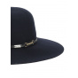 Joan Wide-Brimmed Hat Midnight Blue - Betmar