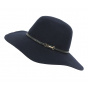 Joan Wide-Brimmed Hat Midnight Blue - Betmar