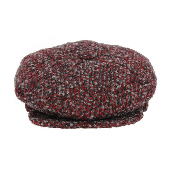 Casquette Irlandaise Moher Laine - Rouge