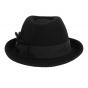 Black Celine Trilby Hat - Betmar
