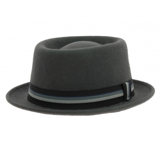 Porkpie Crooner Hat - Antracit - Aussie Apparel Referens : 6274 ...