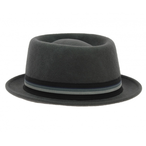 Crooner Porkpie Hat - Anthracite