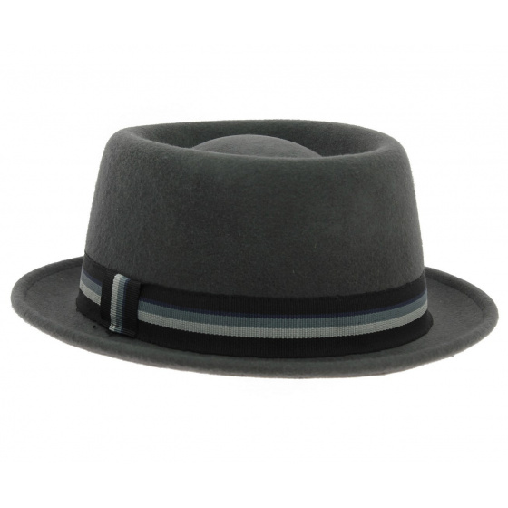 Crooner Porkpie Hat - Anthracite