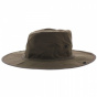Hat With Chin Strap - PUKKA Special Brown Oiled Bucket Hat