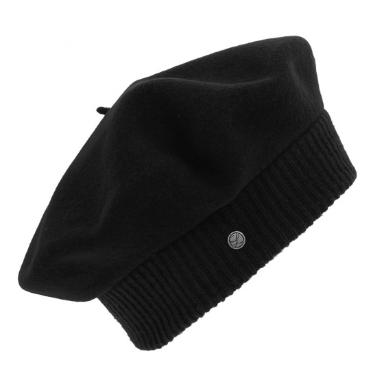 Parisienne Heritage Beret by Laulhère - Black