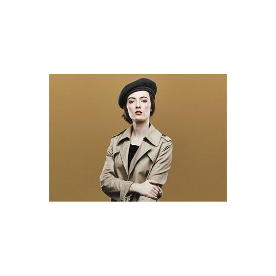 Chopin Heritage Beret by Laulhere - Brown