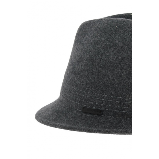 Felt trilby hat - Anthracite