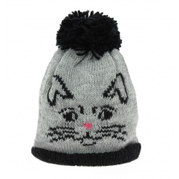 The Whiskers Gray Beanie - Coal