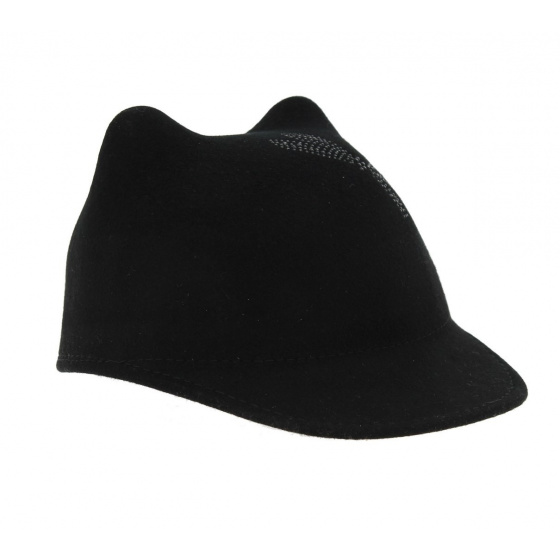 Casquette Chat - Noir