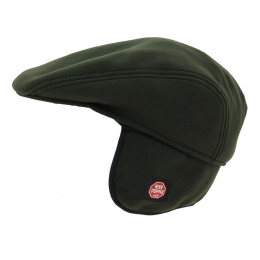 Olive Sestrieres flat cap - Windstopper